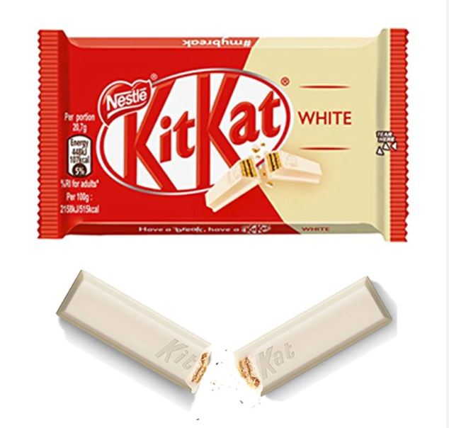 Nestle White Chocolate Fingers Kit Kat 24x45g