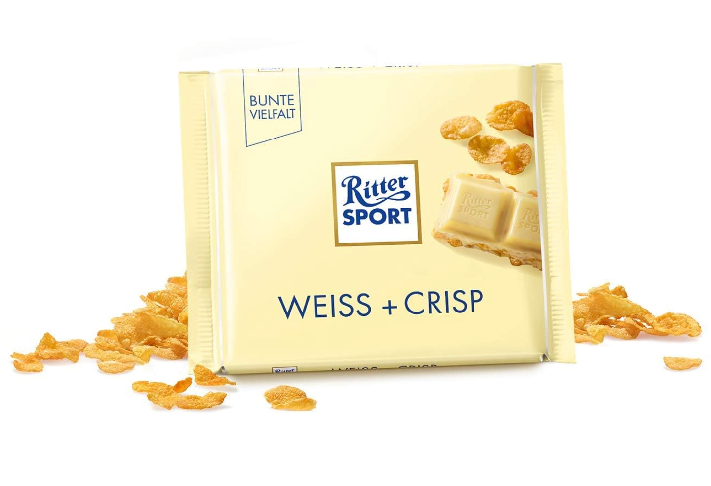 Ritter Sport White Crisp (Weiss & Crisp) 10x100g