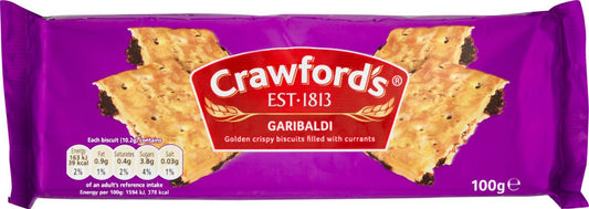 Crawfords Garibaldi Biscuits 12x100g