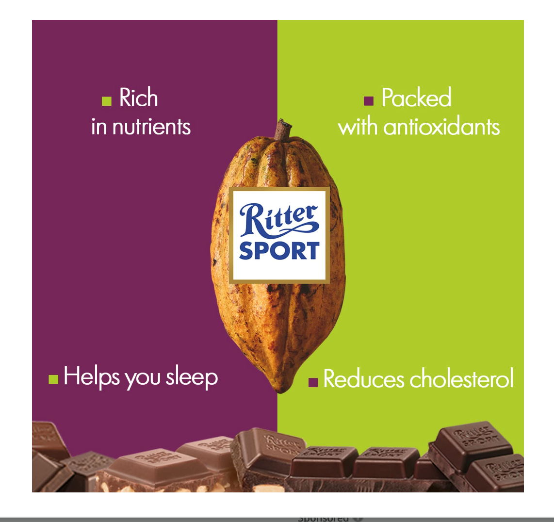 Ritter Sport Cacao 74% ,120x100 gr