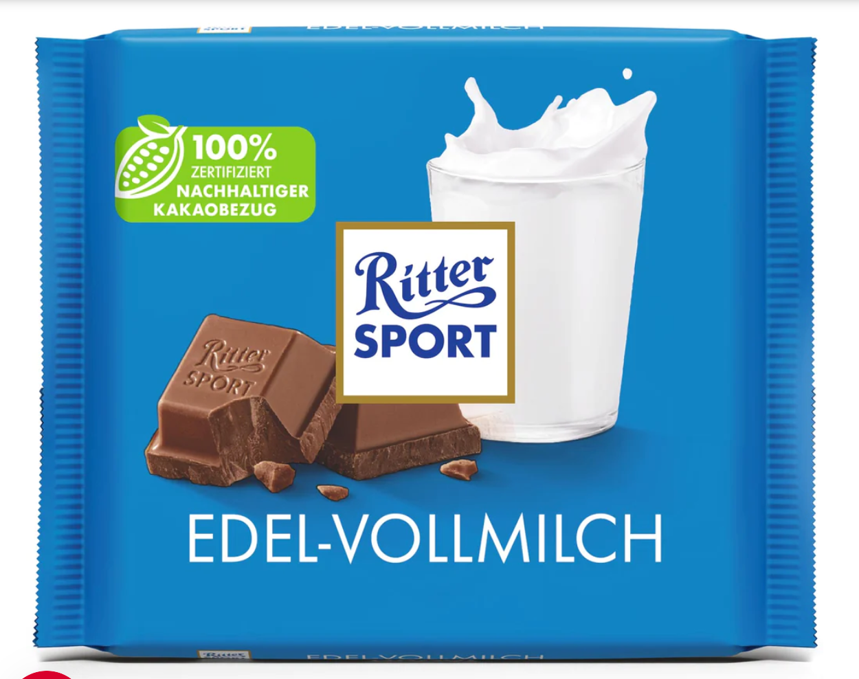 Ritter Sport premium whole milk 12x100g (Edel-Vollmilch)