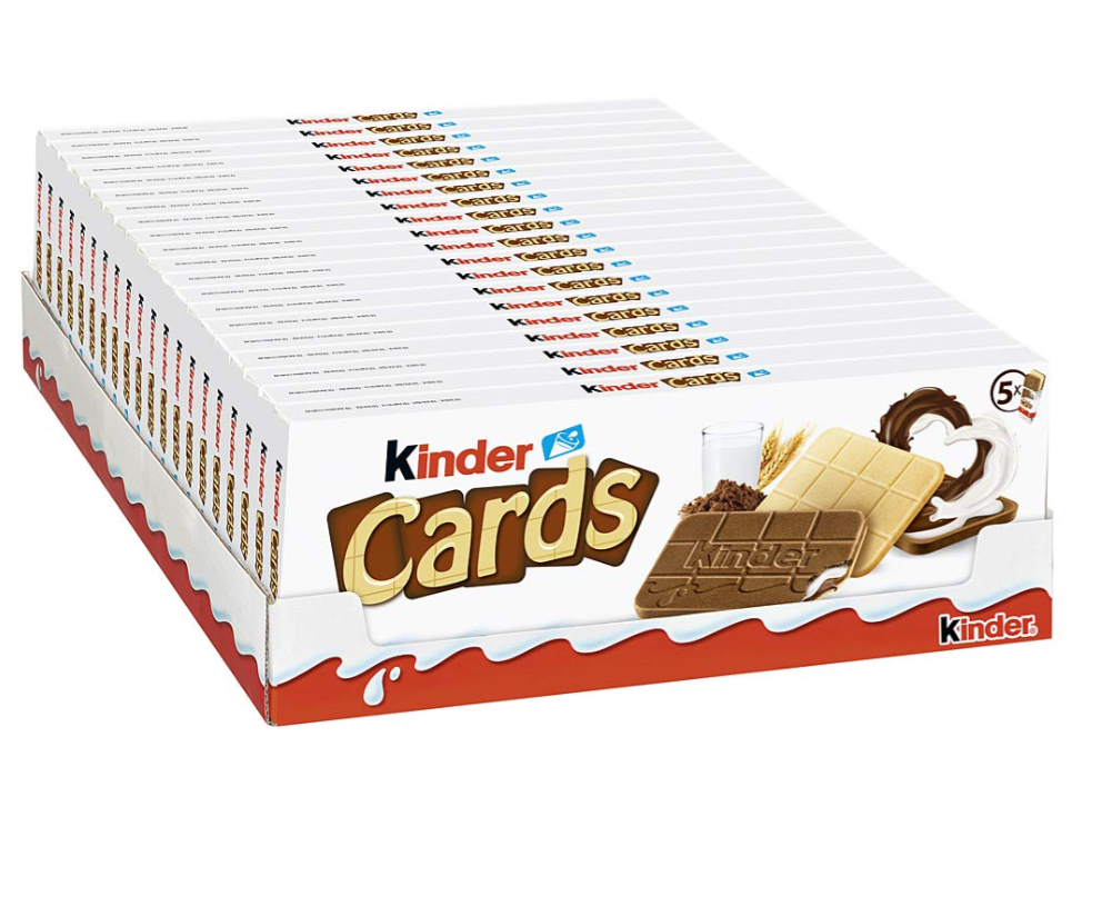 Kinder Cards Biscuit 20x128g