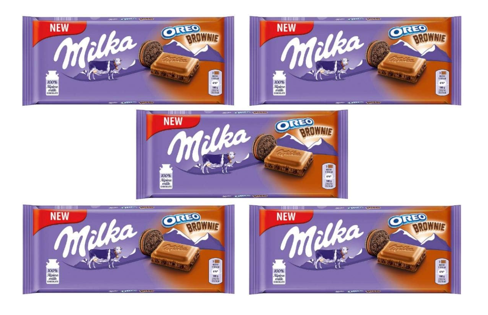 Milka Brownie Oreo 22x100g